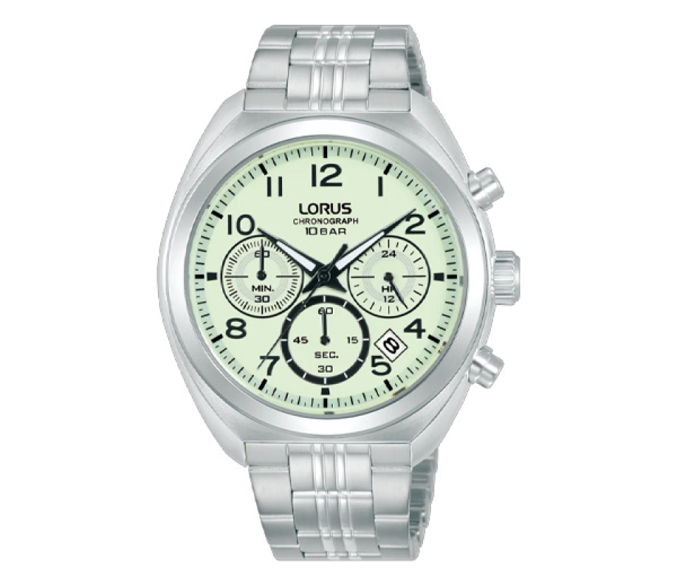 MONTRE LORUS POUR HOMME CHRONOGRAPHE EN ACIER - OD RT393KX9 - LORUS