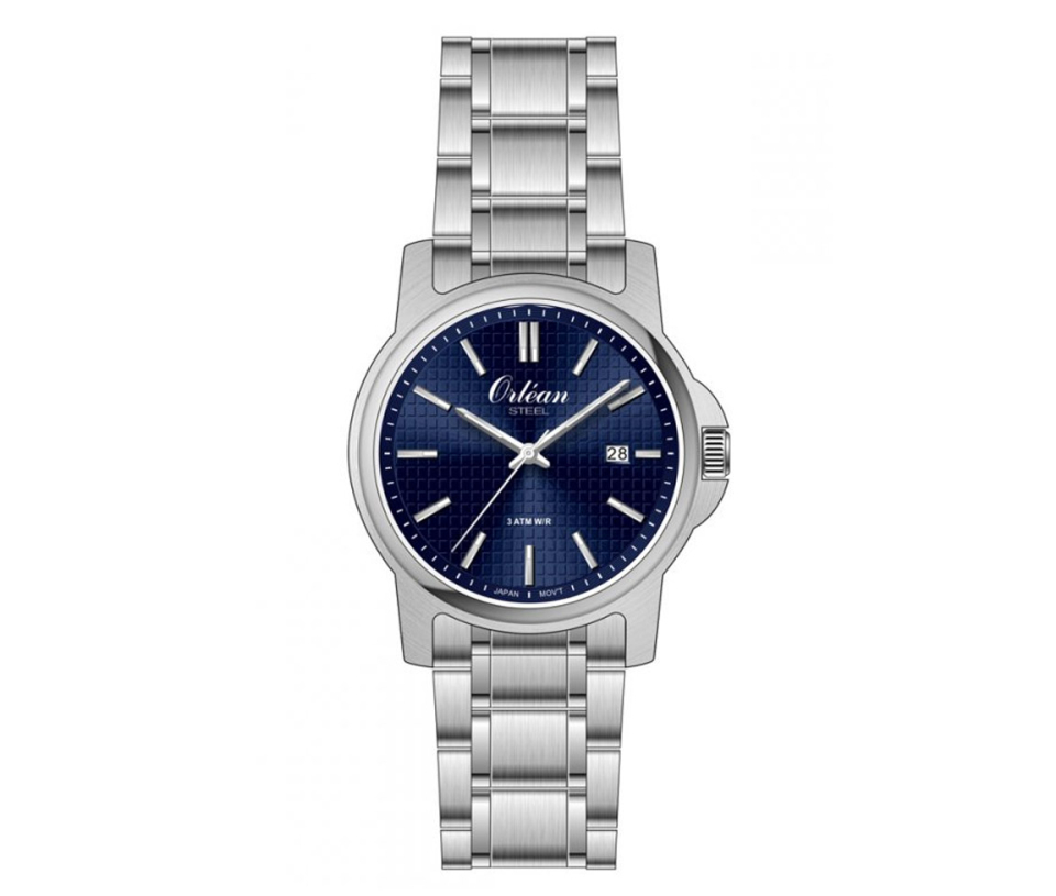 MONTRE ORLEAN EN ACIER - BA ME3669 - ORLEAN