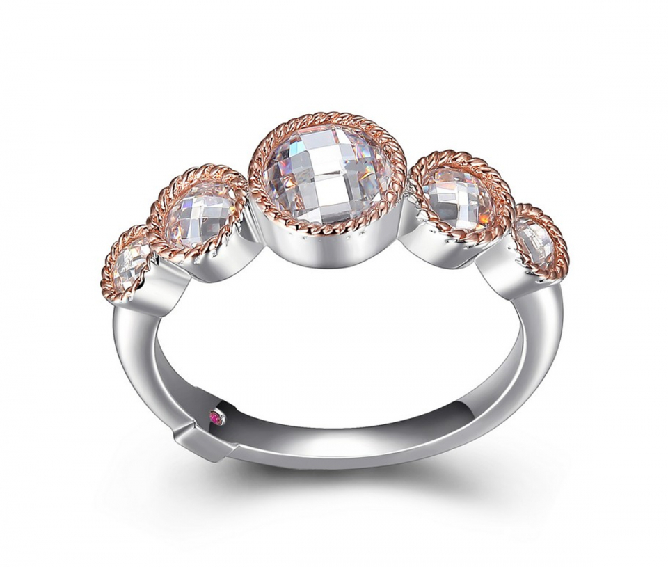 B.D. ELLE ESSENCE ARG 2T ROSE CZ GR:7 - PJ R4LA7400AC - ELLE