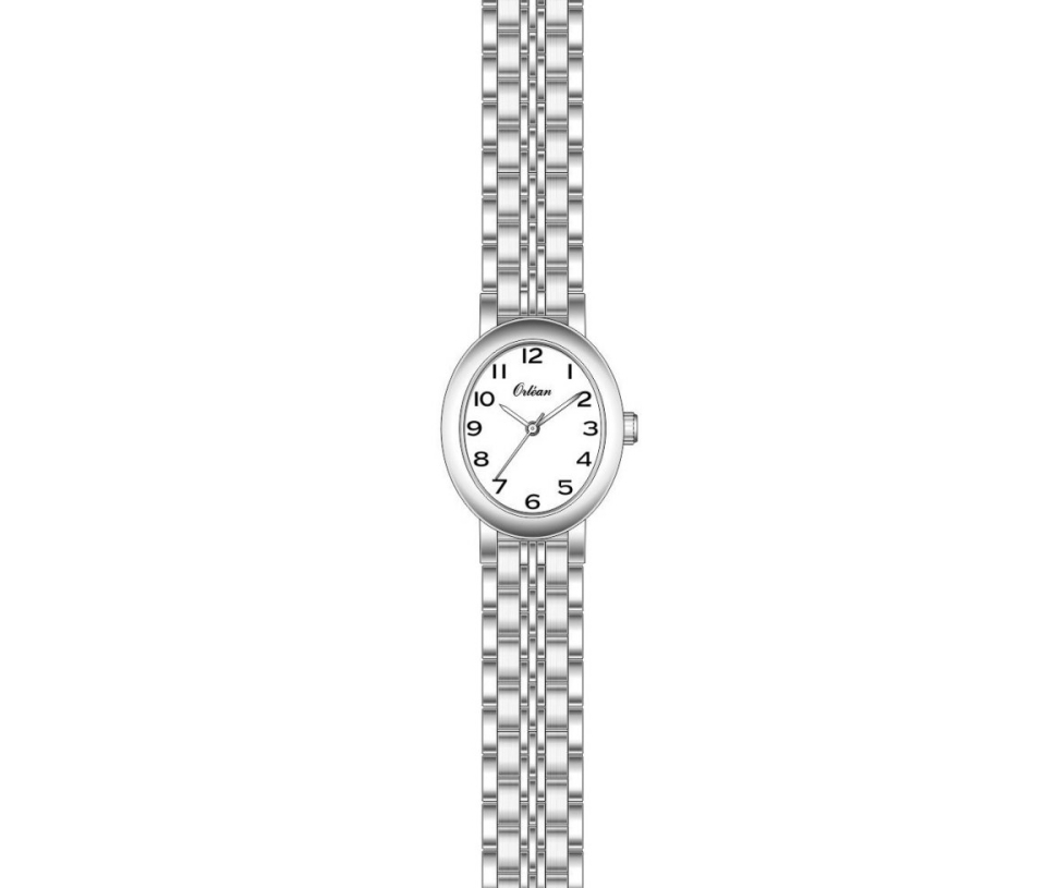 MONTRE OVALE ORLEAN EN ACIER - BA ME3652 - ORLEAN