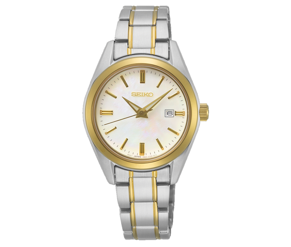 MONTRE POUR DAME SEIKO EN ACIER/PVD OR 2 TONS - OD SUR636P1 - SEIKO