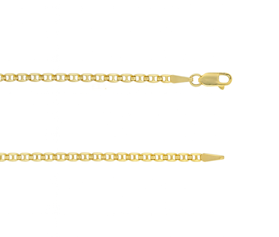 CHAINE EN OR JAUNE À MAILLE MARINE - MB MAR1.8Y20 - BIJOUX D'IMPORTATION
