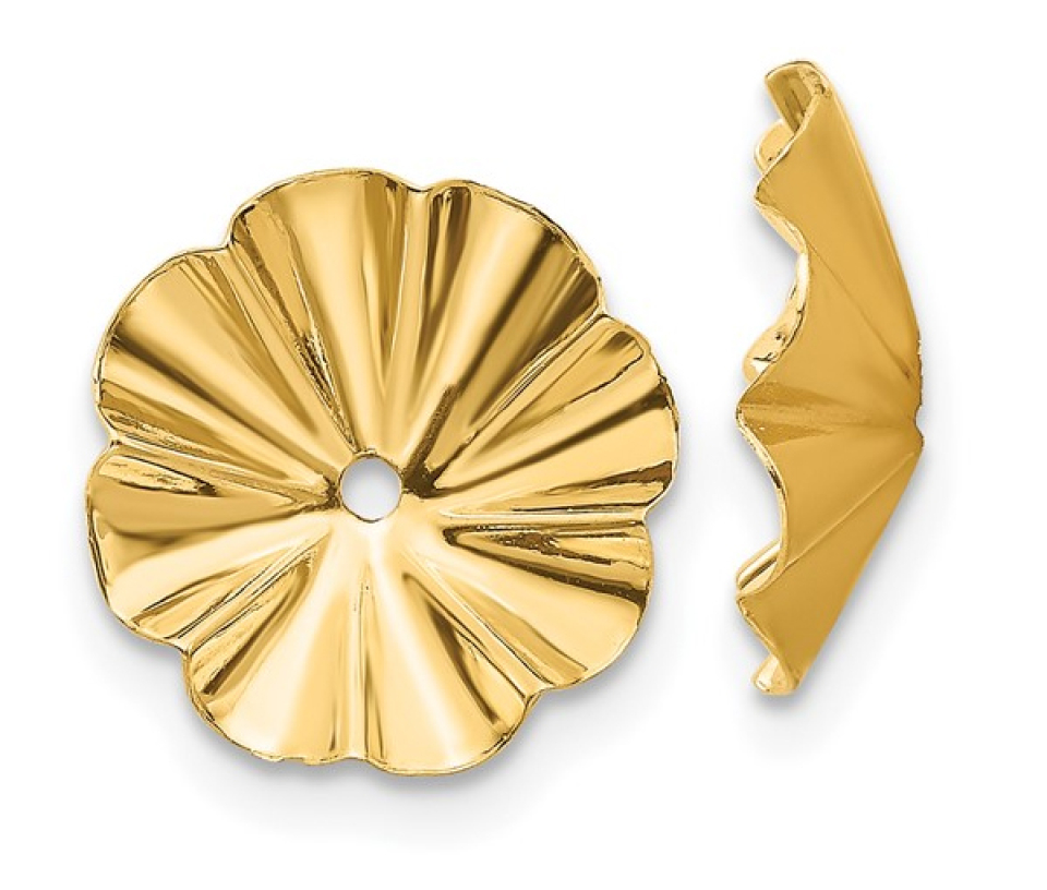 ENJOLIVEURS POUR BOUCLES EN OR JAUNE - QG E1017 - IMPORTATION