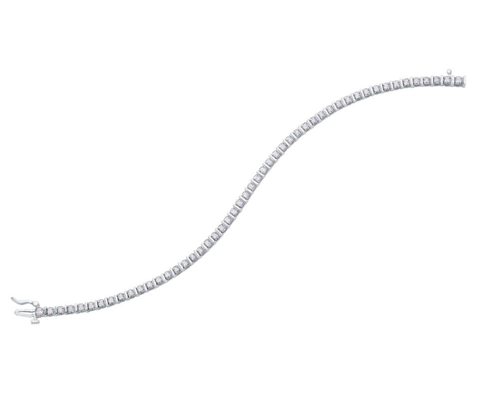 BRACELET TENNIS EN OR 10K SERTI DE DIAMANTS - CR DX369W50 - BIJOUX CANADIEN