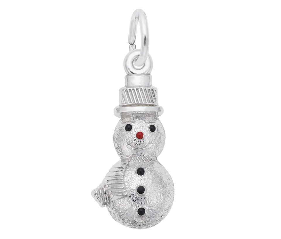 PENDENTIF BONHOMME DE NEIGE EN ARGENT OU EN OR - NU 6552ARG - NUCO/REMBRANDT 
