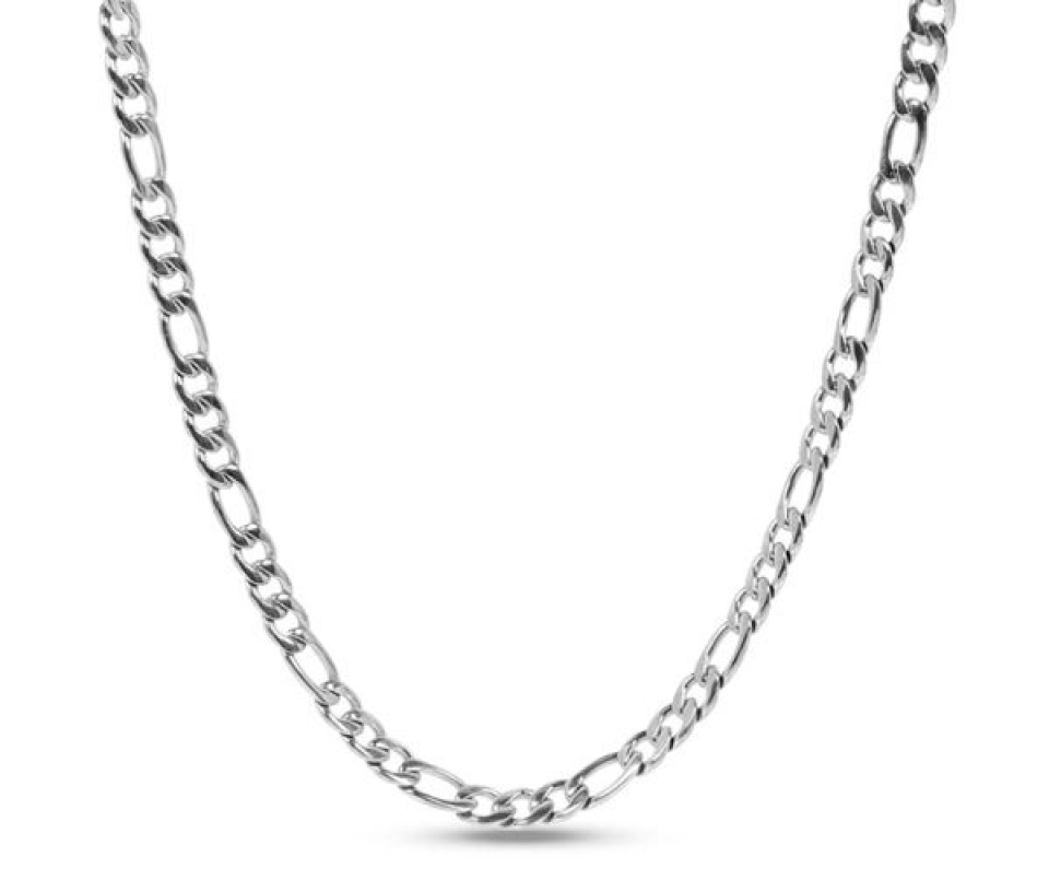 CHAINE ACIER FIGARO 6.35MM 20 - AZ SSN70W20 - AREZZO