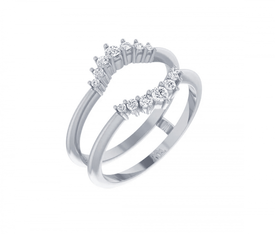 JACKET EN OR 14K SERTI DE DIAMANTS - ST 123196WL - BIJOUX IMPORTATION