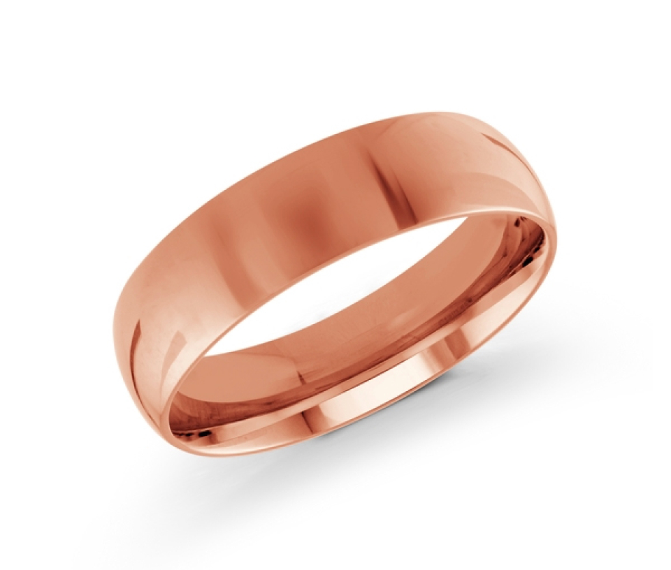 JONC DÔME UNI EN OR CONFORT FIT 6MM DE LARGEUR ET 1.8MM - ML J206/6P7 - MALO 