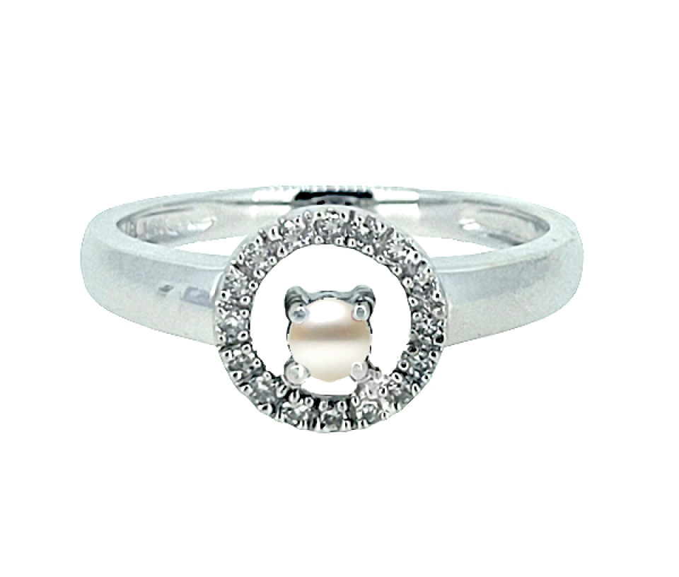 BAGUE CERCLE DE VIE SERTIE D'UNE PIERRE DE NAISSANCE ET DE DIAMANTS - SJ LBD21P - BIJOUTERIE SUISSE