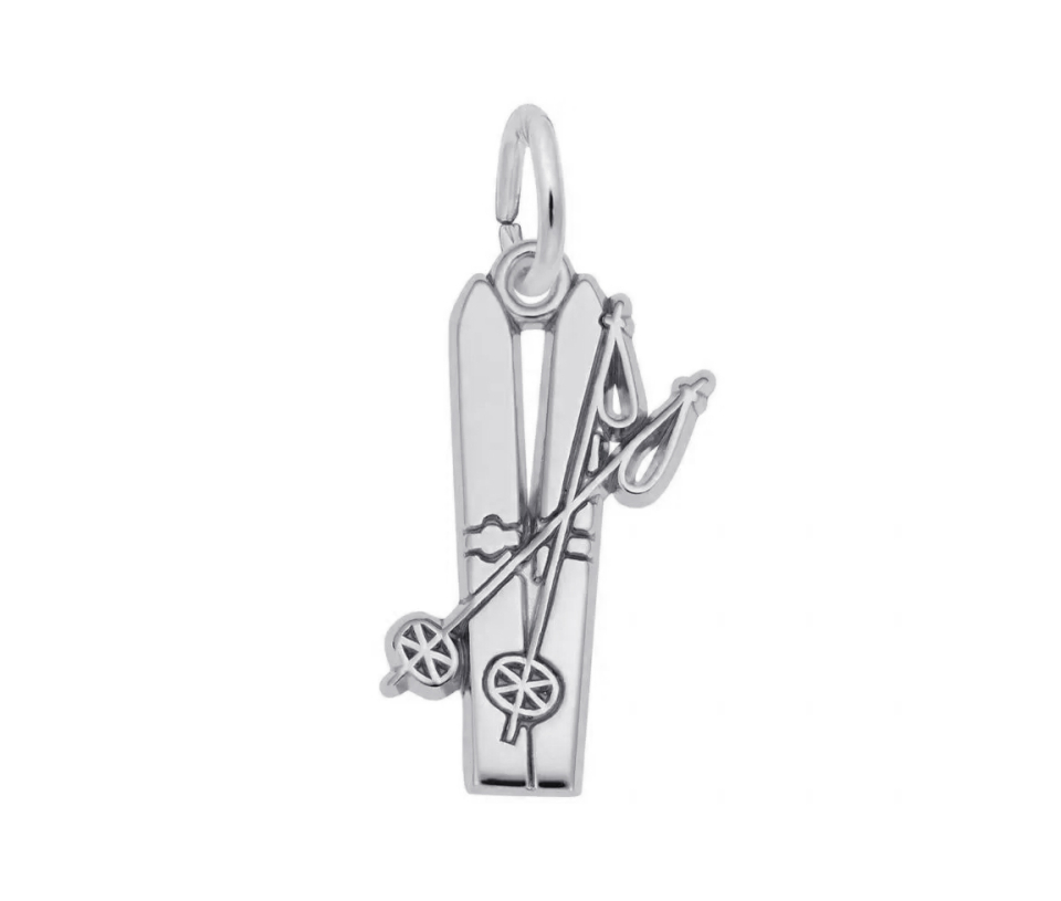 PENDENTIF PAIRE DE SKIS EN ARGENT OU EN OR - NU 0709/14W - NUCO/REMBRANDT 