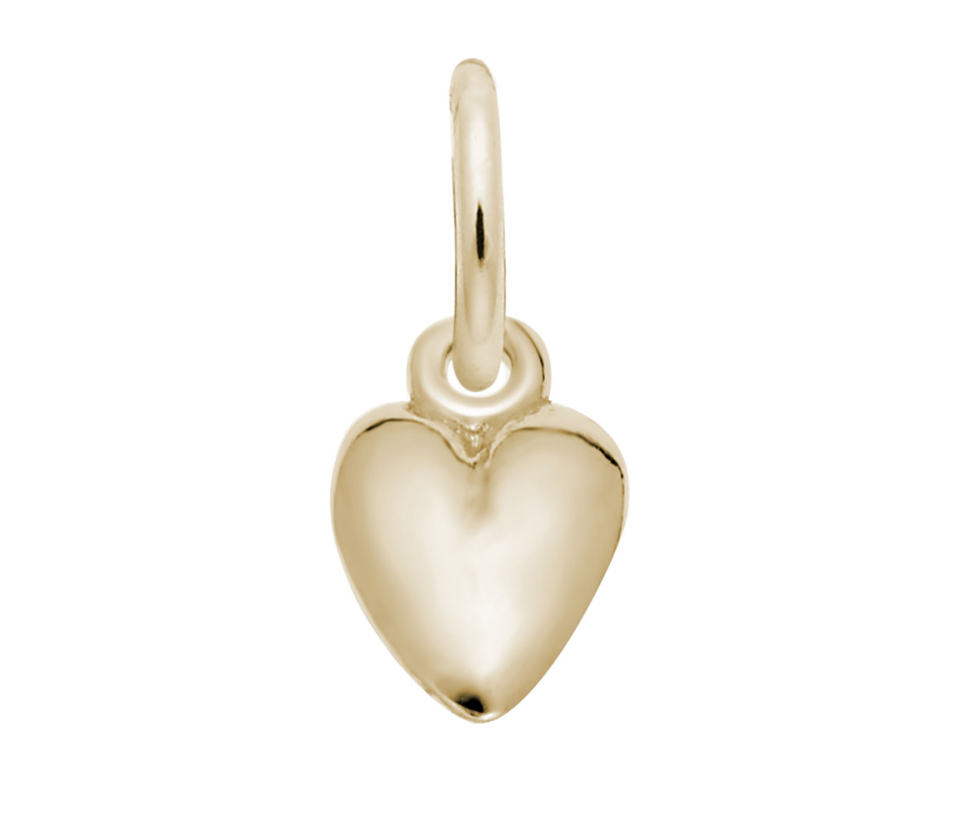 PENDENTIF MINI COEUR BOMBÉ EN OR JAUNE - NU 5480 - NUCO/REMBRANDT 